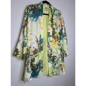 Chico's Tropical Print Jacket